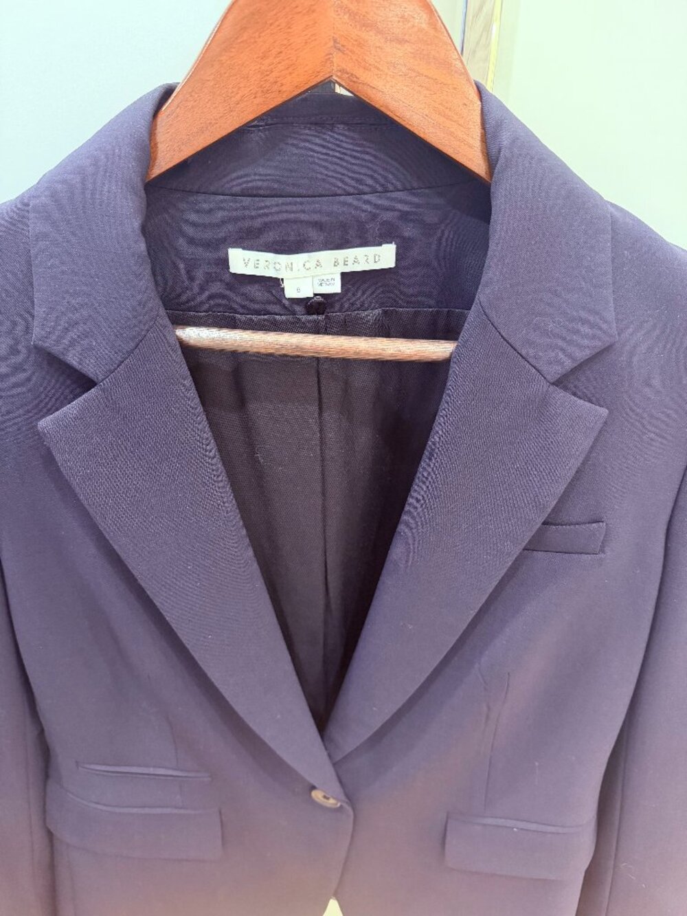 Veronica Beard Classic Navy Dickey Jacket- Sz 8 - Picture 5 of 6